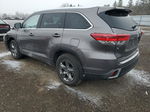 2019 Toyota Highlander Limited Gray vin: 5TDDZRFH6KS919624