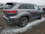 2019 Toyota Highlander Limited Серый vin: 5TDDZRFH6KS919624