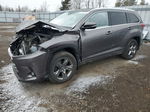 2019 Toyota Highlander Limited Серый vin: 5TDDZRFH6KS919624