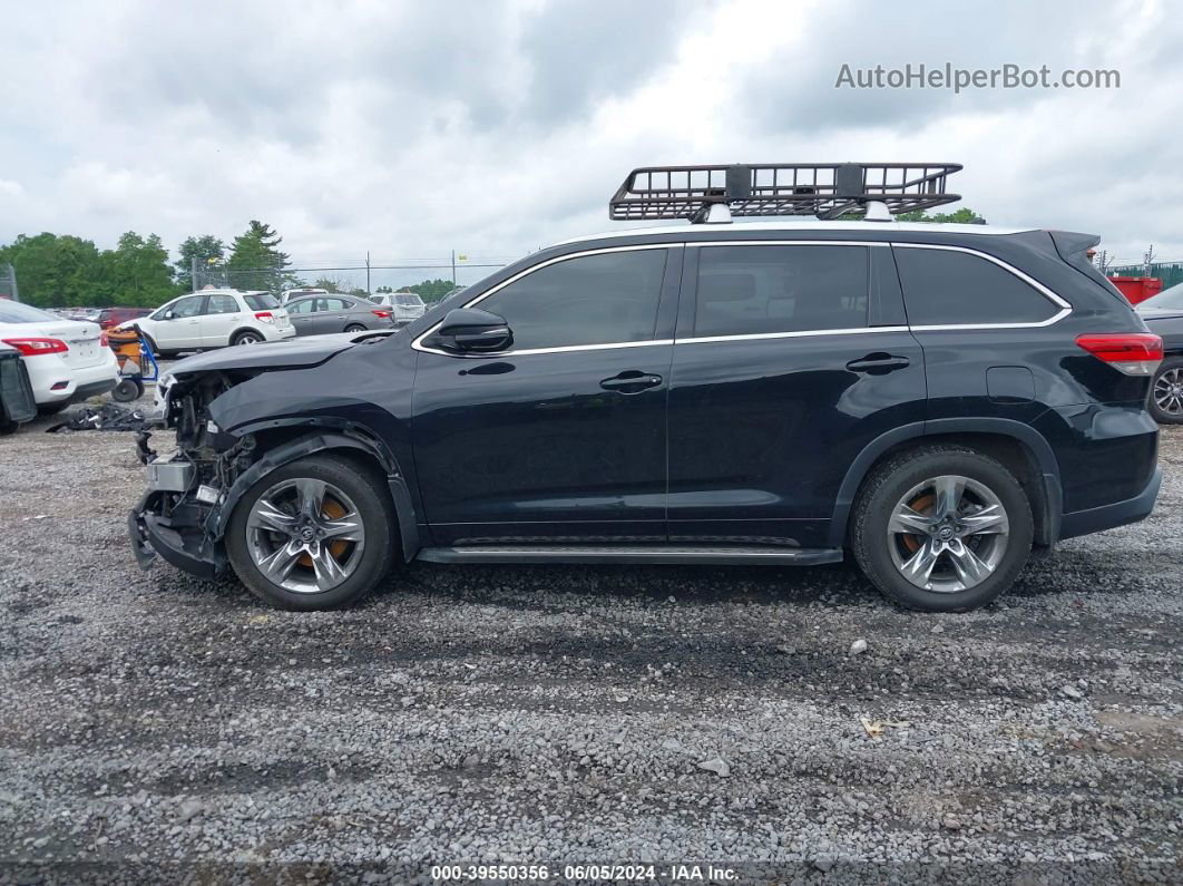 2019 Toyota Highlander Limited Platinum Черный vin: 5TDDZRFH8KS945142