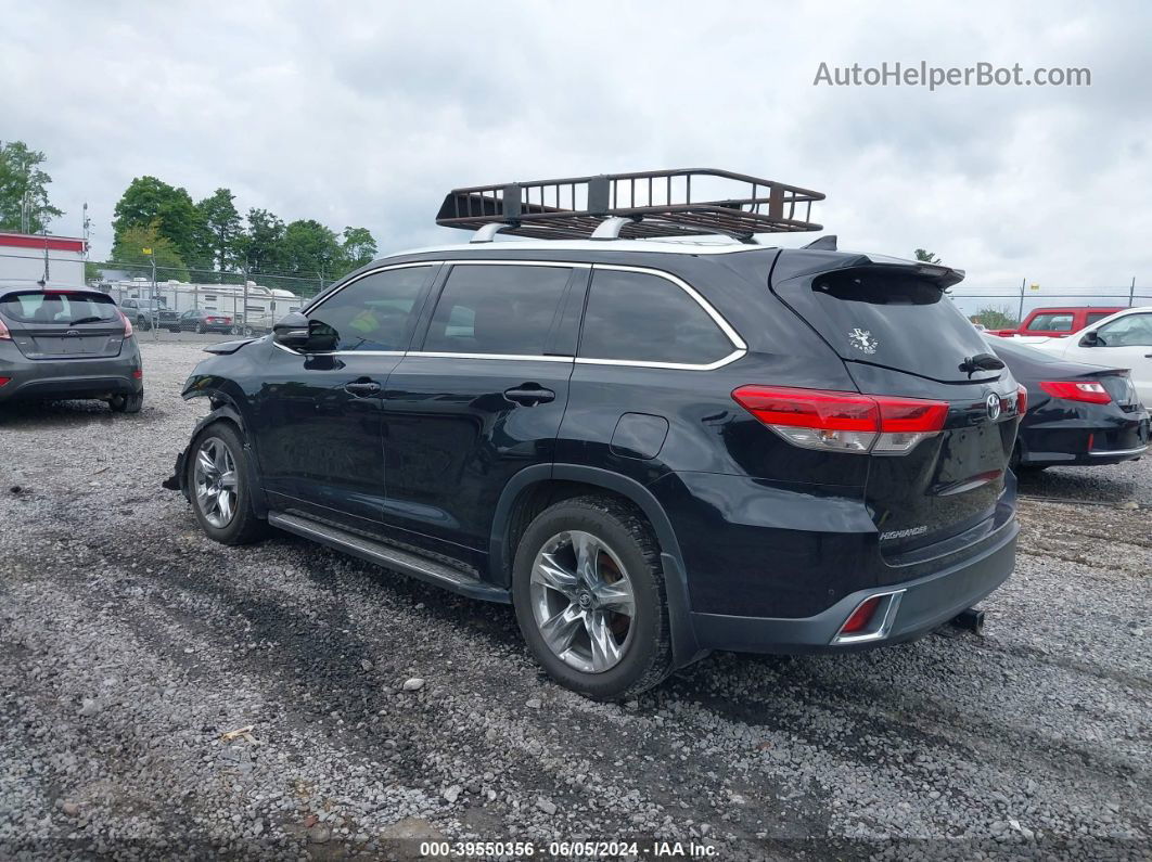 2019 Toyota Highlander Limited Platinum Черный vin: 5TDDZRFH8KS945142