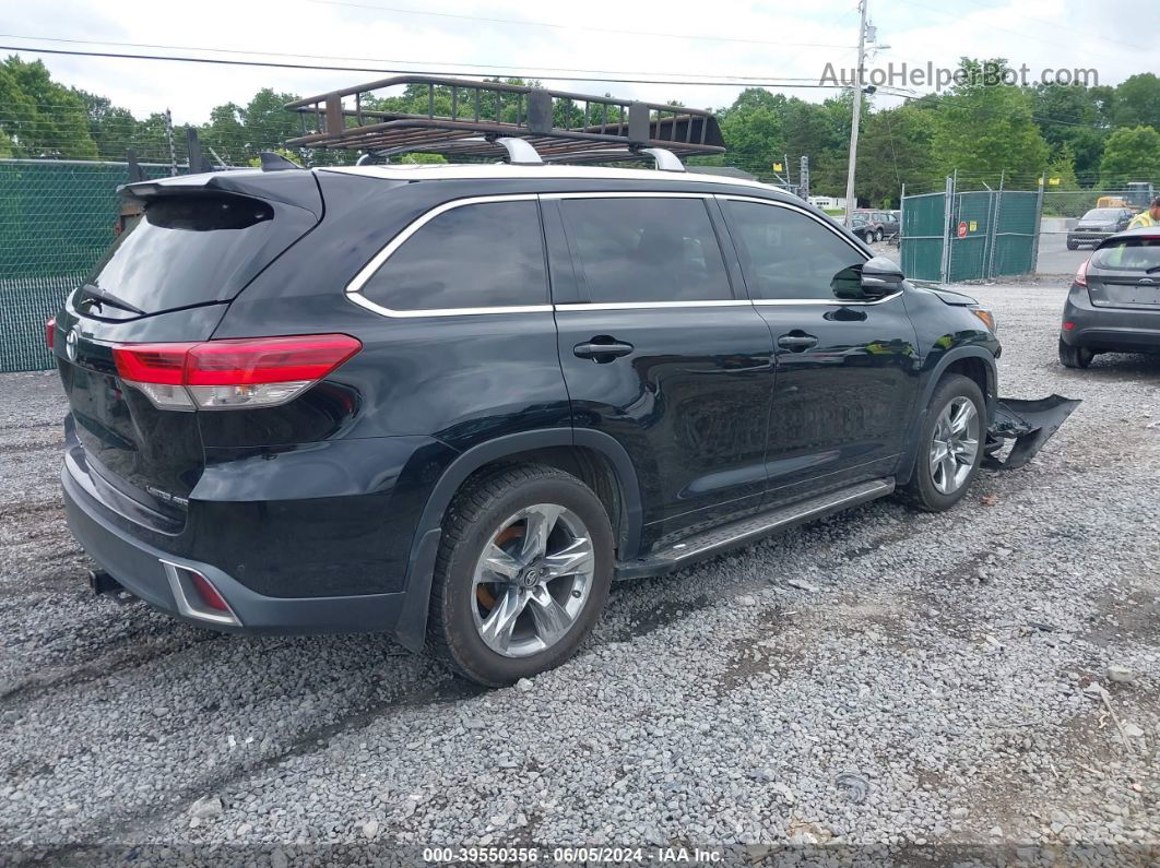 2019 Toyota Highlander Limited Platinum Черный vin: 5TDDZRFH8KS945142