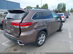 2019 Toyota Highlander Limited Brown vin: 5TDDZRFH9KS941231