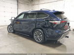 2021 Toyota Highlander Hybrid Platinum Blue vin: 5TDEBRCH4MS017828