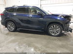 2021 Toyota Highlander Hybrid Platinum Blue vin: 5TDEBRCH4MS017828