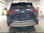 2021 Toyota Highlander Hybrid Platinum Синий vin: 5TDEBRCH4MS017828