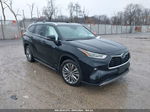 2021 Toyota Highlander Hybrid Platinum Черный vin: 5TDEBRCH6MS052953