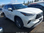 2021 Toyota Highlander Hybrid Platinum Белый vin: 5TDEBRCHXMS022709