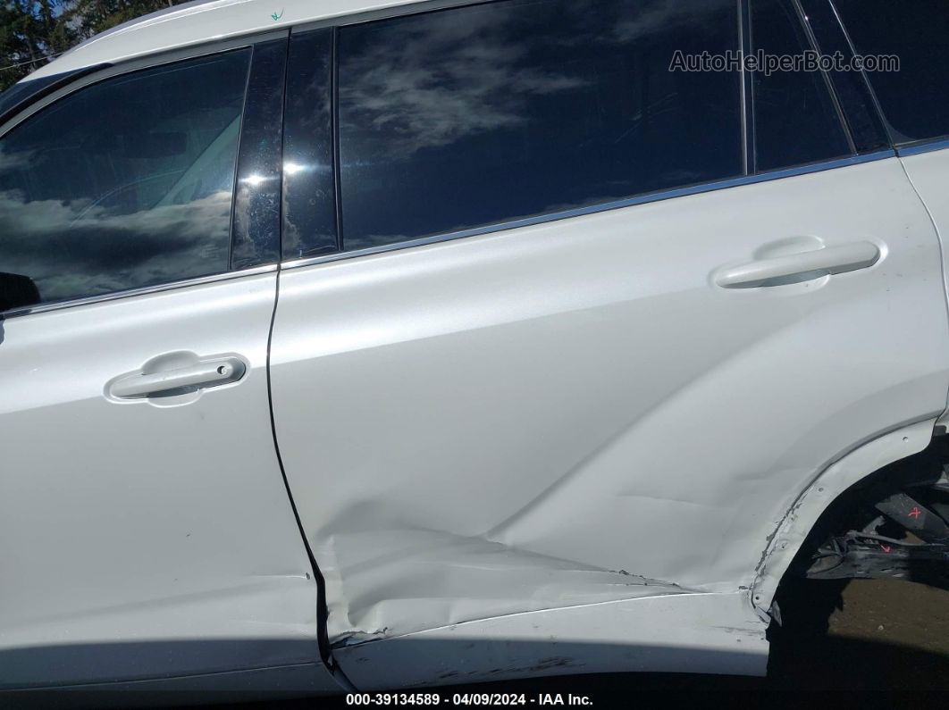 2021 Toyota Highlander Hybrid Platinum Белый vin: 5TDEBRCHXMS022709