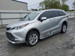 2022 Toyota Sienna Limited Silver vin: 5TDERKECXNS105482