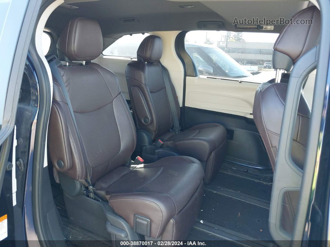 2022 Toyota Sienna Platinum Синий vin: 5TDESKFC2NS065174