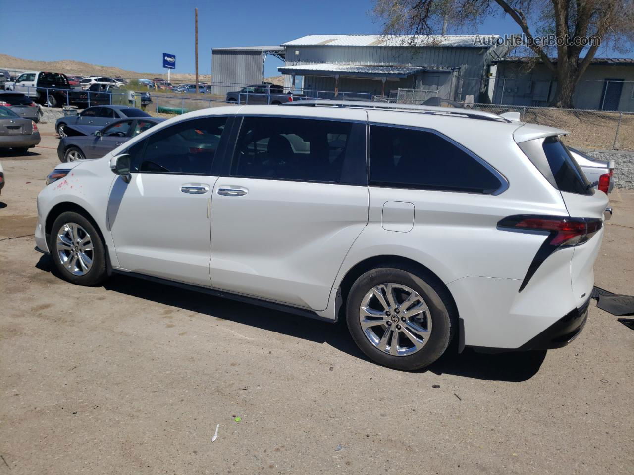 2022 Toyota Sienna Limited White vin: 5TDESKFC5NS055738