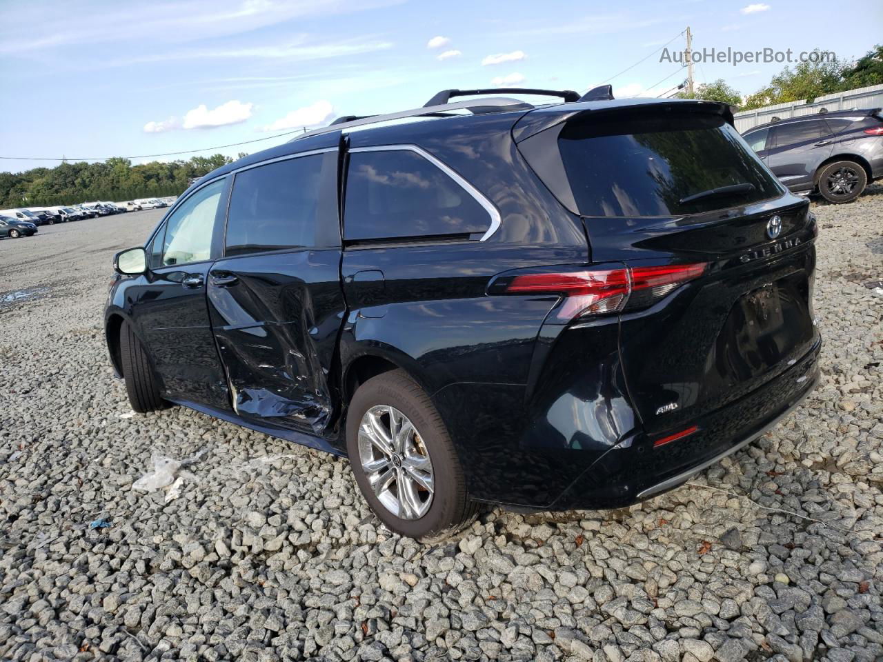 2022 Toyota Sienna Limited Black vin: 5TDESKFC8NS048461