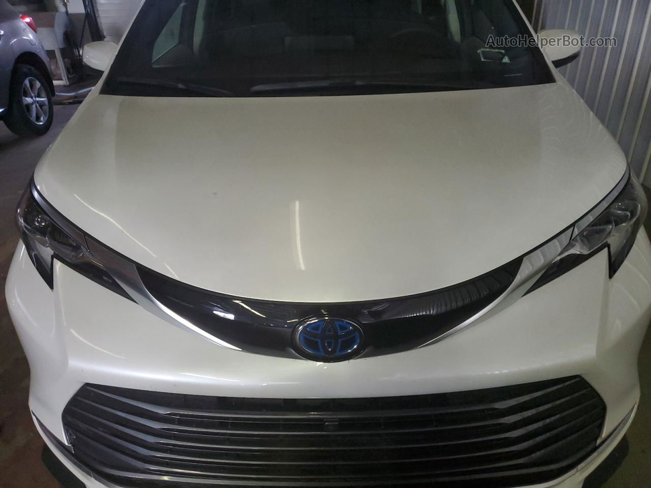 2022 Toyota Sienna Limited White vin: 5TDESKFC9NS064362