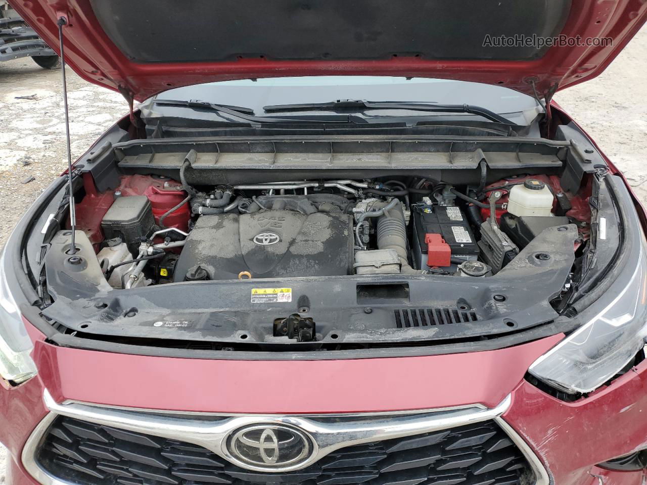 2021 Toyota Highlander Platinum Red vin: 5TDFZRBH0MS080264