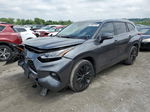 2021 Toyota Highlander Platinum Серый vin: 5TDFZRBH0MS101338