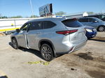 2021 Toyota Highlander Platinum Silver vin: 5TDFZRBH2MS081027