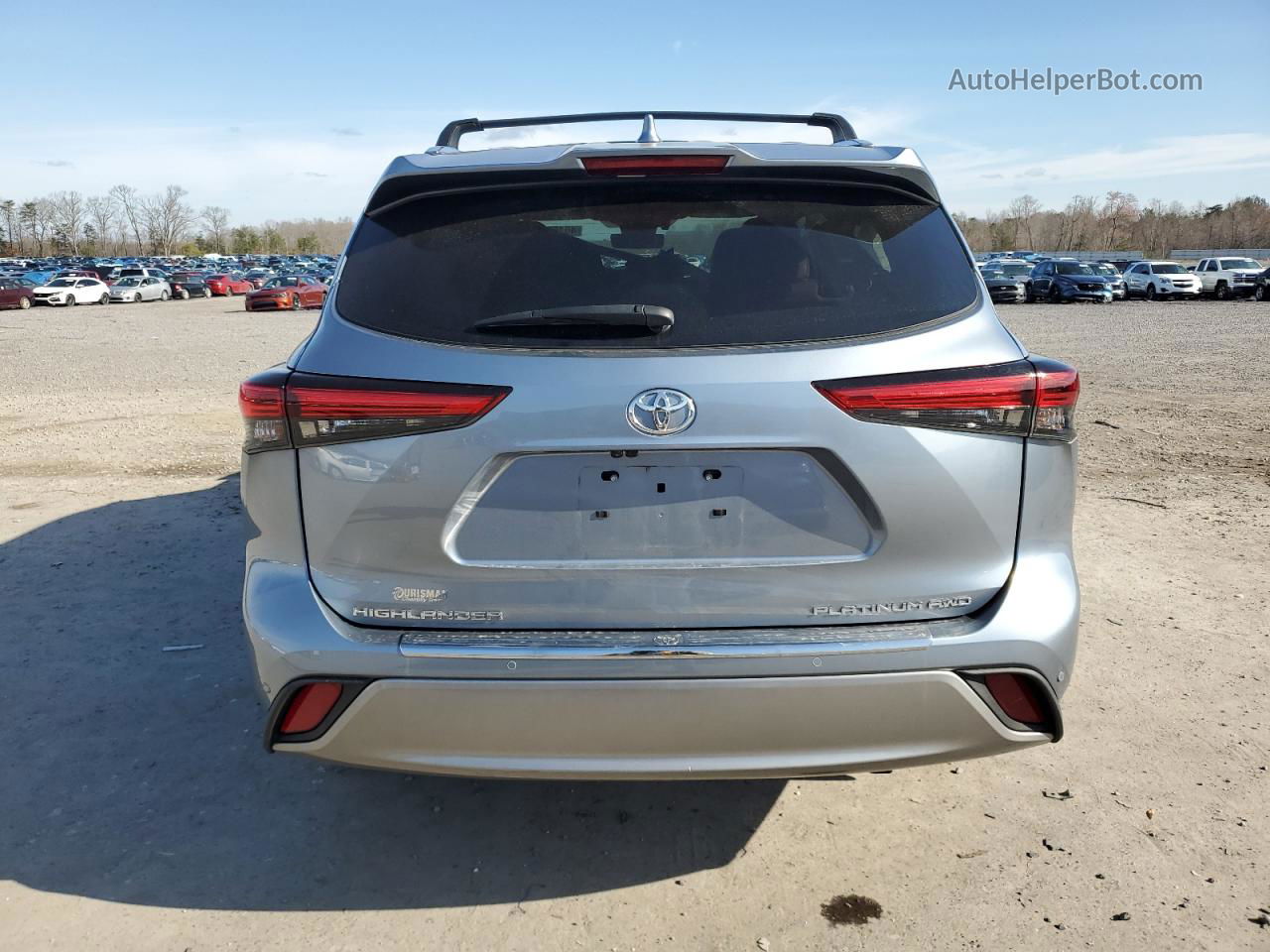 2021 Toyota Highlander Platinum Blue vin: 5TDFZRBH7MS126849