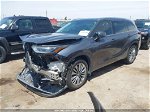 2021 Toyota Highlander Platinum Серый vin: 5TDFZRBH8MS070615