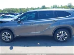 2021 Toyota Highlander Hybrid Xle Серый vin: 5TDGBRCH2MS052781