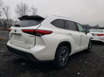 2021 Toyota Highlander Hybrid Xle Белый vin: 5TDGBRCH3MS524874