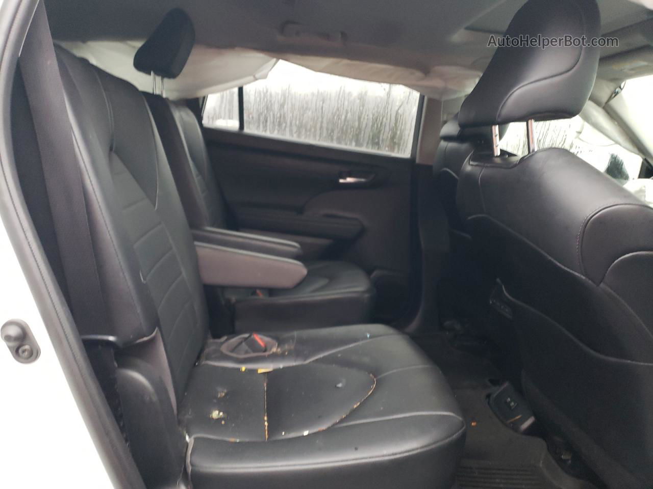 2021 Toyota Highlander Hybrid Xle Белый vin: 5TDGBRCH3MS524874