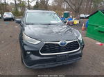 2021 Toyota Highlander Hybrid Xle Черный vin: 5TDGBRCH6MS042819