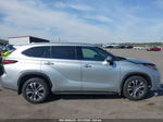 2021 Toyota Highlander Hybrid Xle Серебряный vin: 5TDGBRCH8MS517810