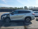 2021 Toyota Highlander Hybrid Xle Серебряный vin: 5TDGBRCH8MS517810