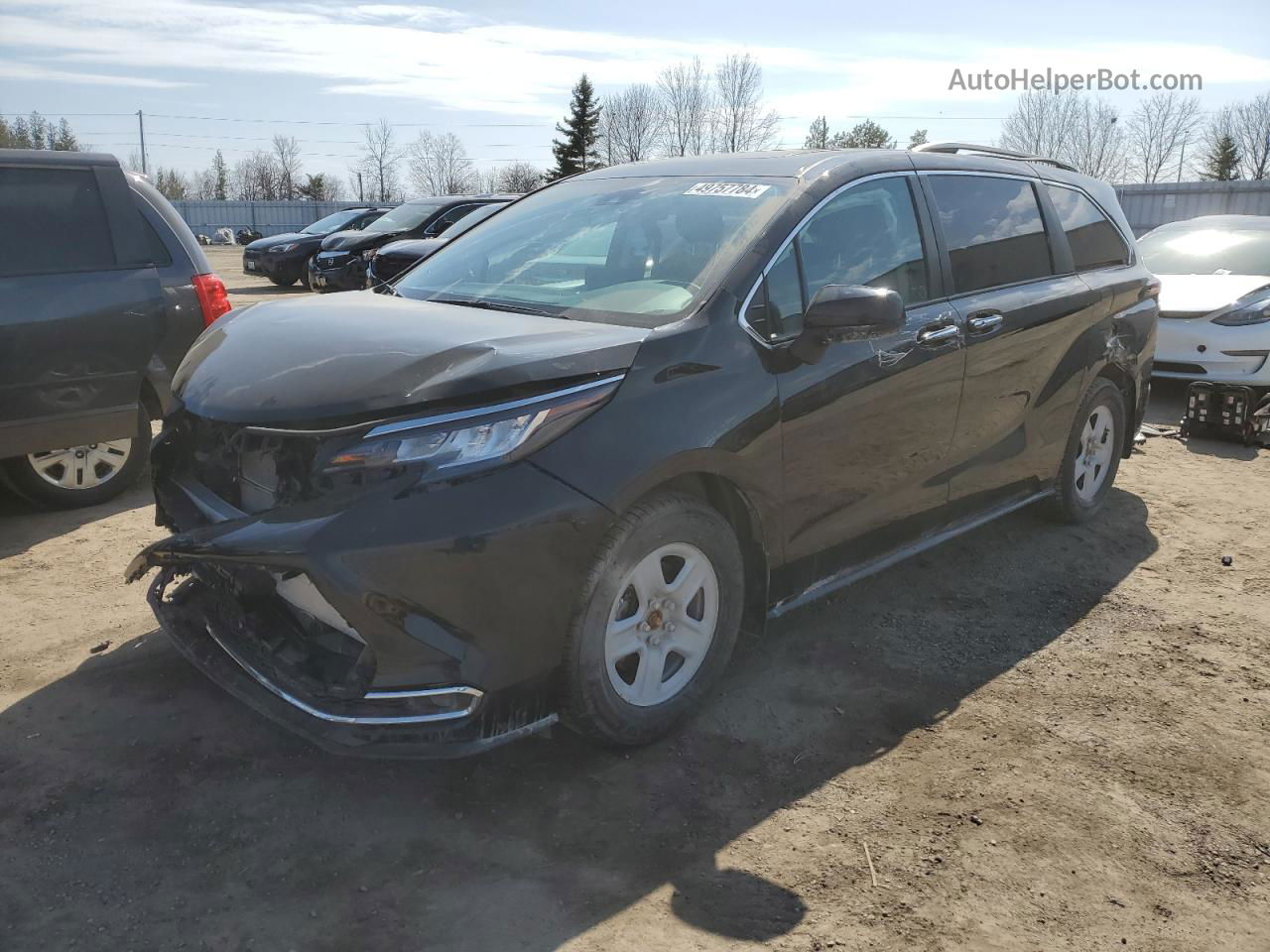 2022 Toyota Sienna Le Gray vin: 5TDGRKEC4NS104238