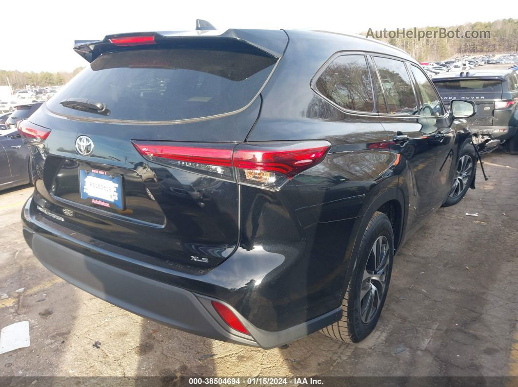 2021 Toyota Highlander Xle Black vin: 5TDGZRAH0MS057914