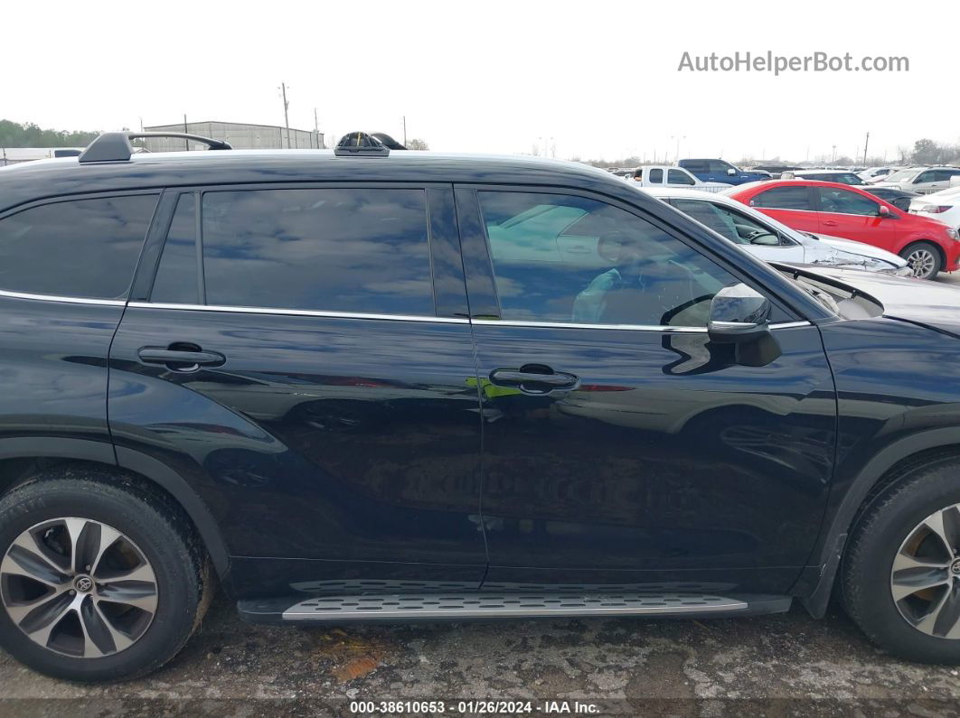 2021 Toyota Highlander Xle Black vin: 5TDGZRAH1MS081901