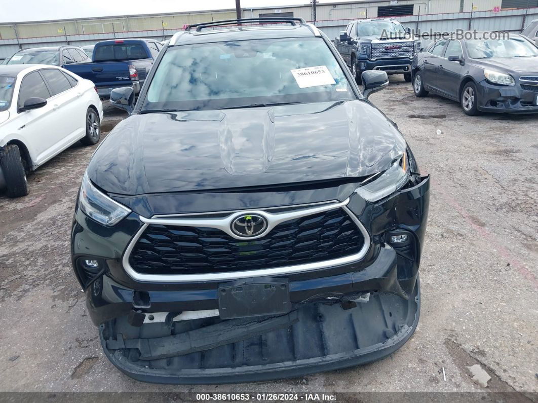 2021 Toyota Highlander Xle Black vin: 5TDGZRAH1MS081901