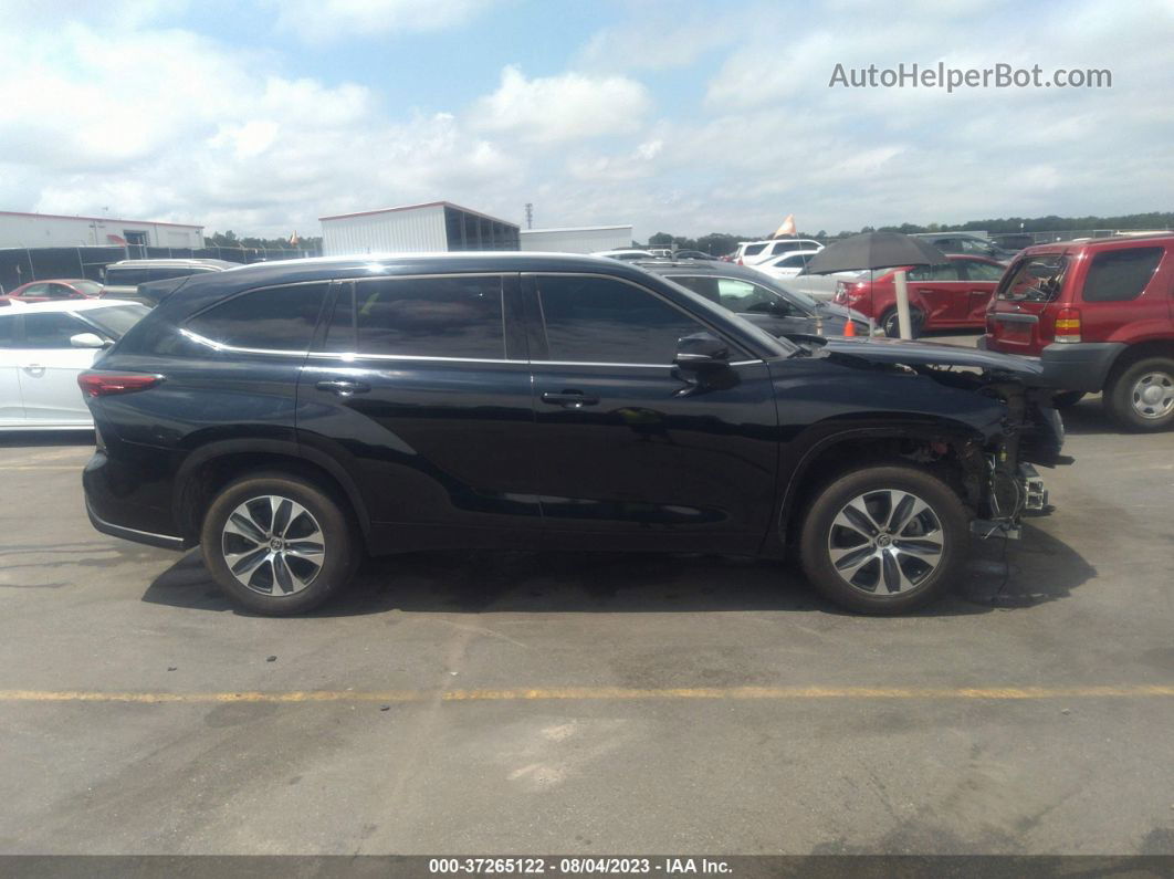 2021 Toyota Highlander Xle Black vin: 5TDGZRAH2MS515856