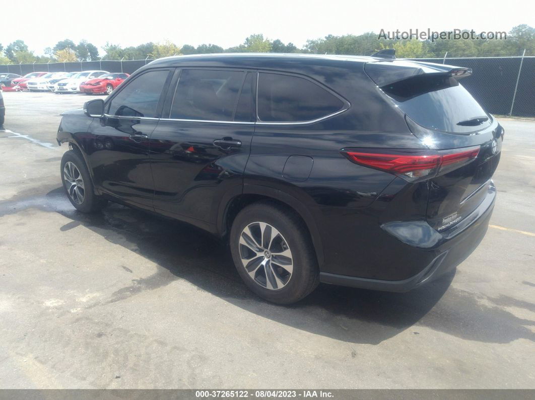 2021 Toyota Highlander Xle Black vin: 5TDGZRAH2MS515856