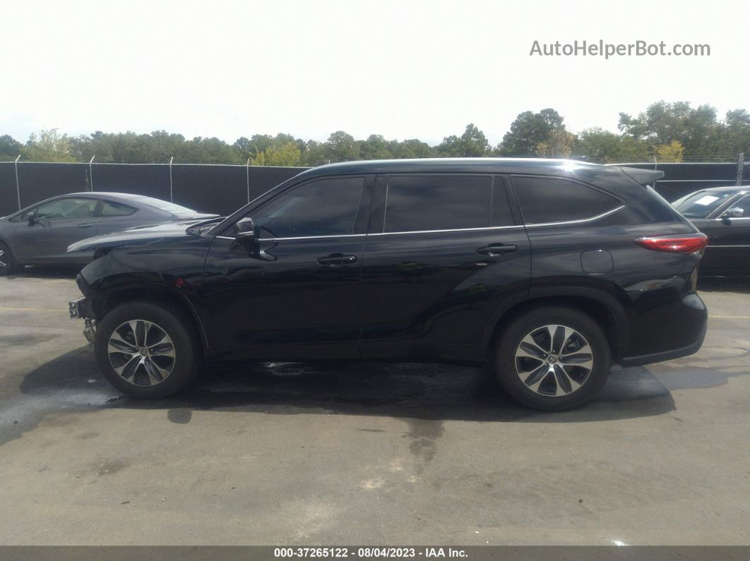 2021 Toyota Highlander Xle Black vin: 5TDGZRAH2MS515856