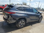 2021 Toyota Highlander Xle Серый vin: 5TDGZRAH3MS034076