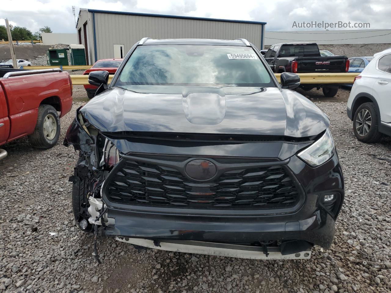 2021 Toyota Highlander Xle Черный vin: 5TDGZRAH3MS528986