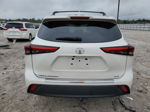 2021 Toyota Highlander Xle White vin: 5TDGZRAH5MS069458