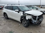 2021 Toyota Highlander Xle White vin: 5TDGZRAH5MS069458