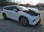 2021 Toyota Highlander Xle White vin: 5TDGZRAH8MS528482