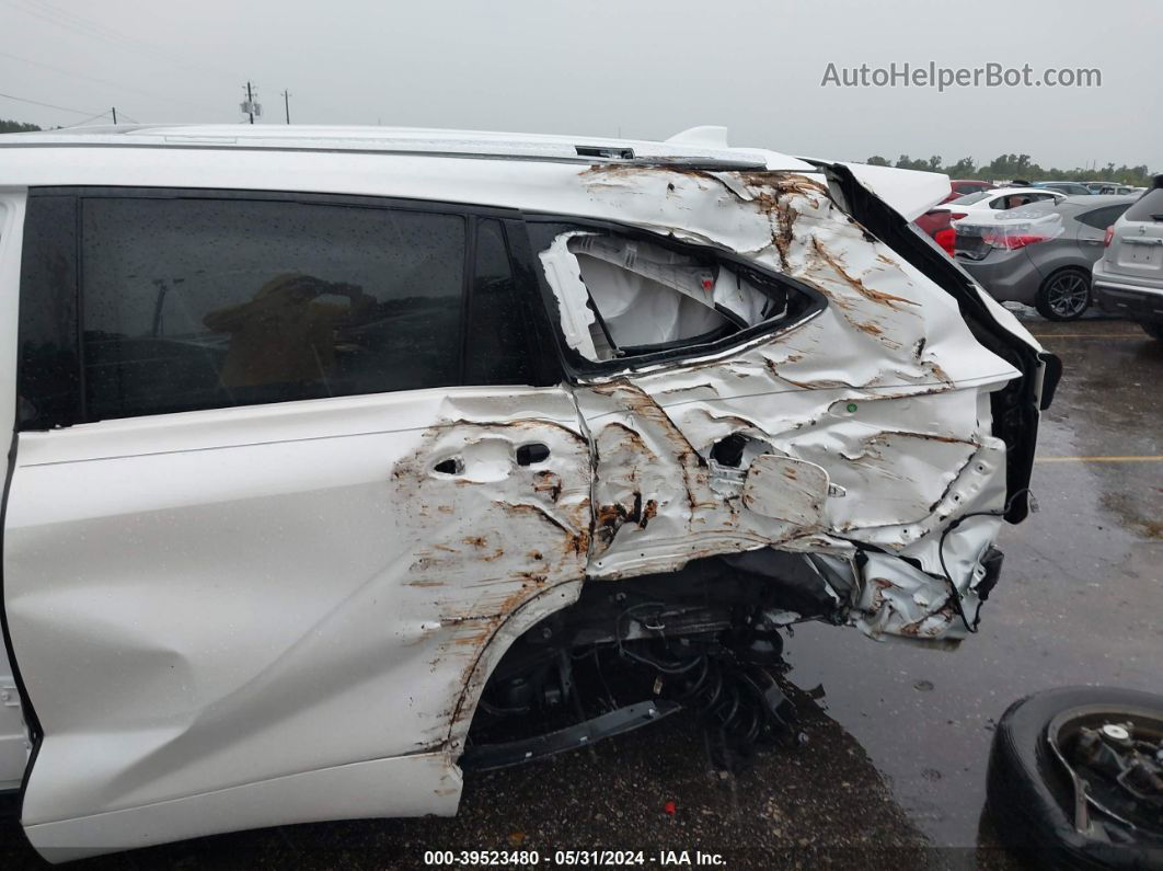 2021 Toyota Highlander Xle White vin: 5TDGZRAHXMS040697