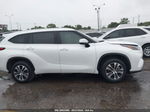 2021 Toyota Highlander Xle White vin: 5TDGZRAHXMS040697