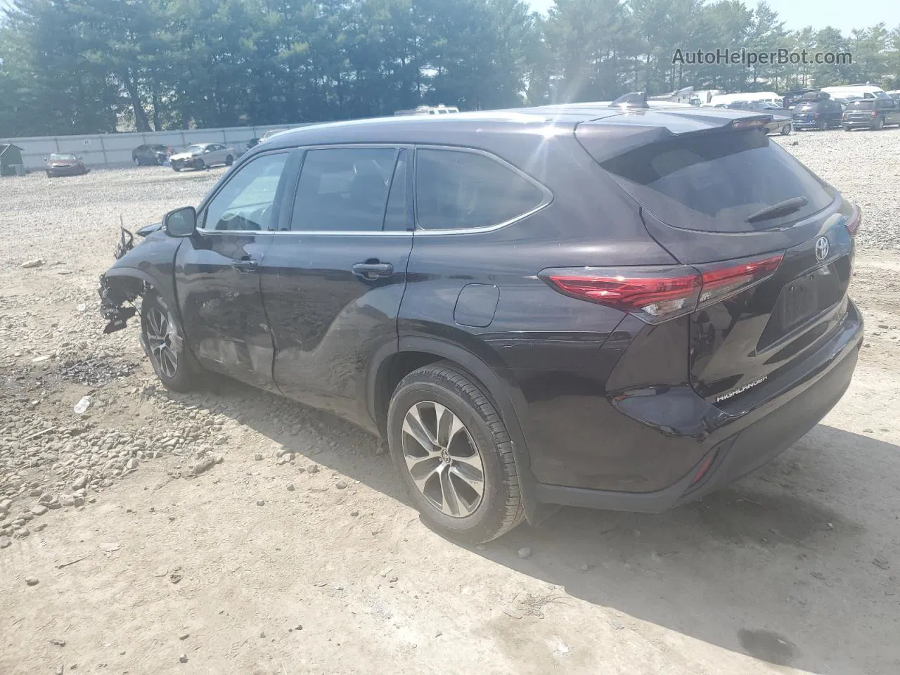 2021 Toyota Highlander Xle Black vin: 5TDGZRBH0MS057541