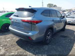 2021 Toyota Highlander Xle Blue vin: 5TDGZRBH1MS099104