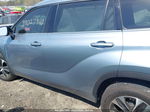 2021 Toyota Highlander Xle Синий vin: 5TDGZRBH1MS099104