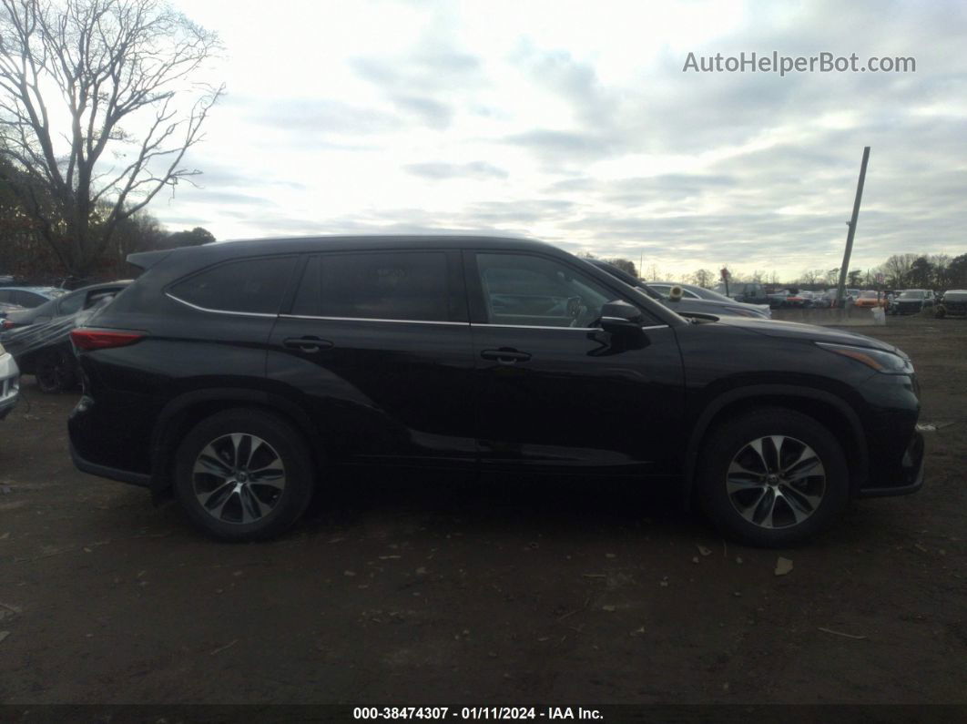 2021 Toyota Highlander Xle Black vin: 5TDGZRBH1MS120842