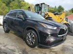 2021 Toyota Highlander Xle Black vin: 5TDGZRBH3MS108143