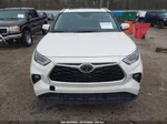 2021 Toyota Highlander Xle White vin: 5TDGZRBH6MS104703