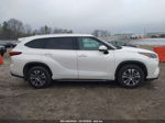 2021 Toyota Highlander Xle White vin: 5TDGZRBH6MS104703